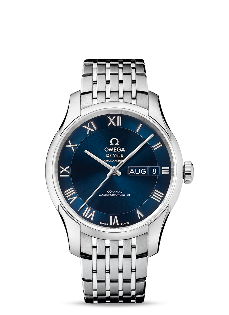 デ ヴィル アワービジョン オメガ コーアクシャル マスタークロノメーター アニュアル カレンダー41mm オメガ Omega 結納返しや結婚記念の時計探しはマイナビウエディング プレミアムウォッチ